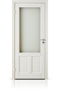 Glasdörr Oden 5 Vit HG1